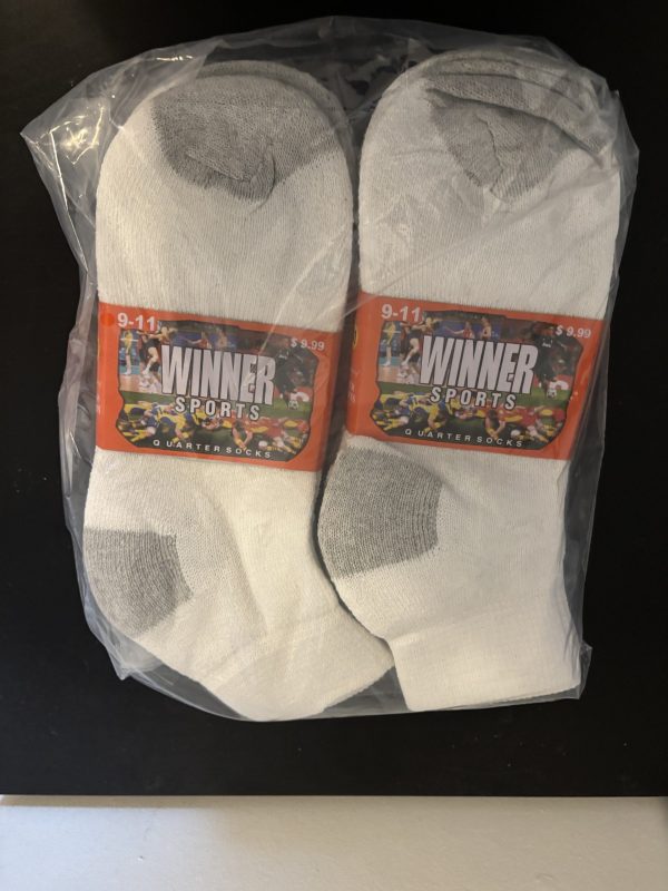 Ankle socks for Men, Black And White.