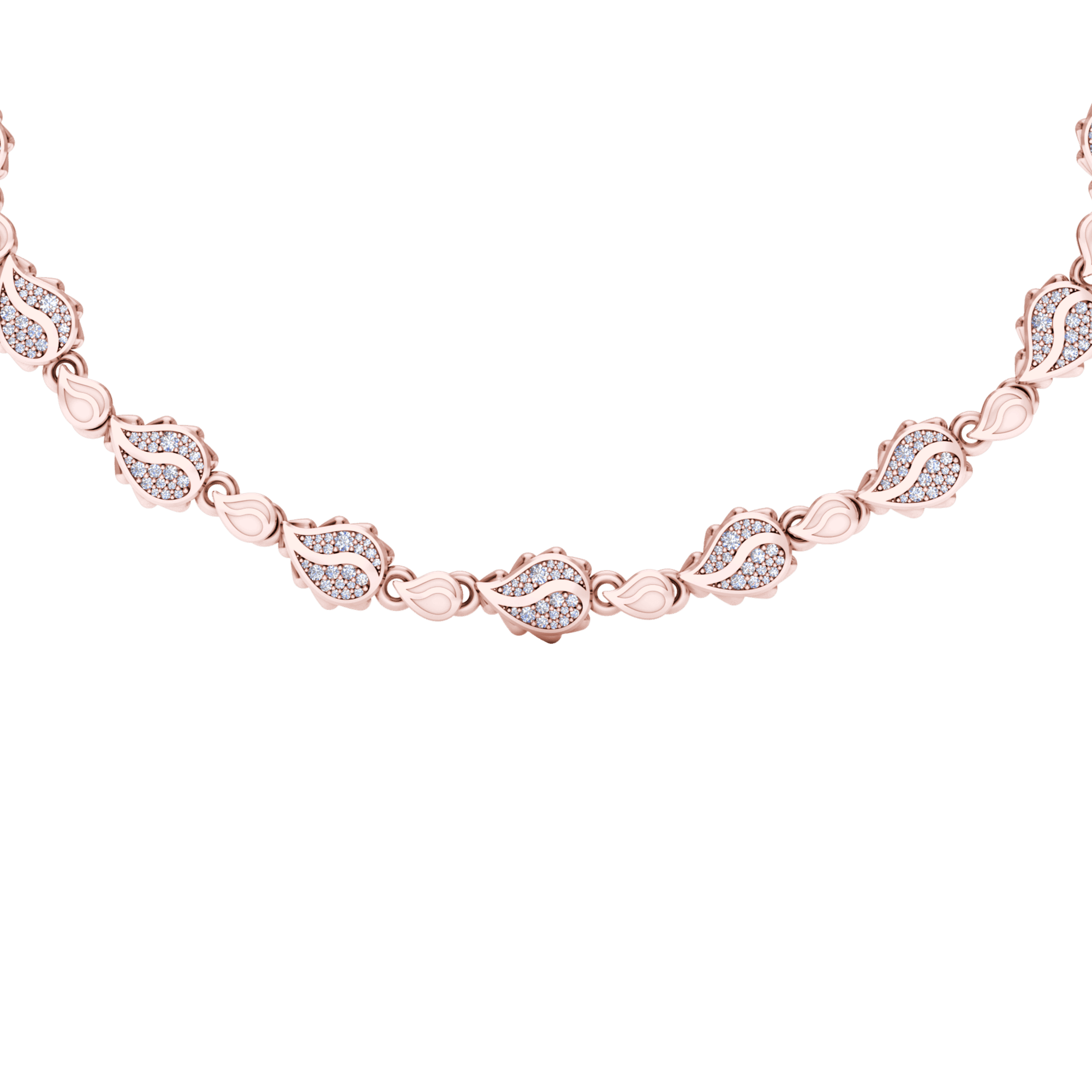 Signature Classic Necklace in 18K Rose Gold