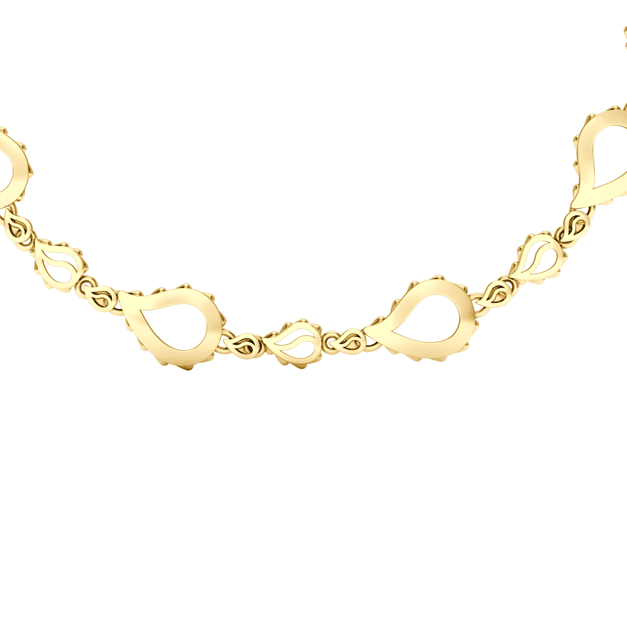 High Pure Grand Duo Necklace in 18K Yellow Gold