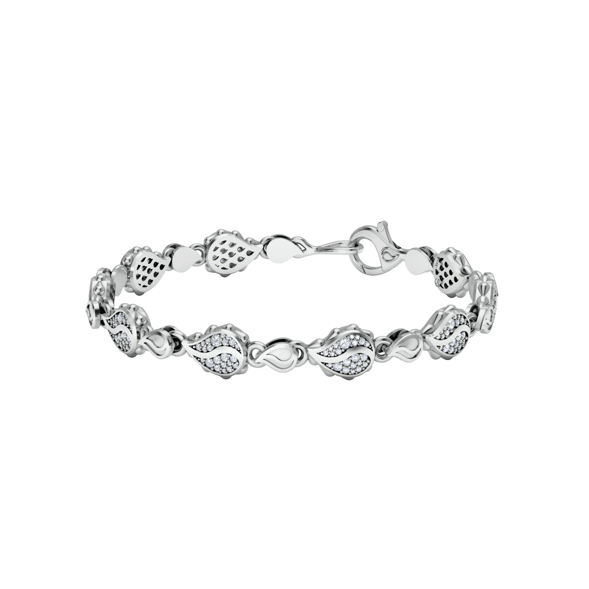 Signature Classic Bracelet in 18K White Gold