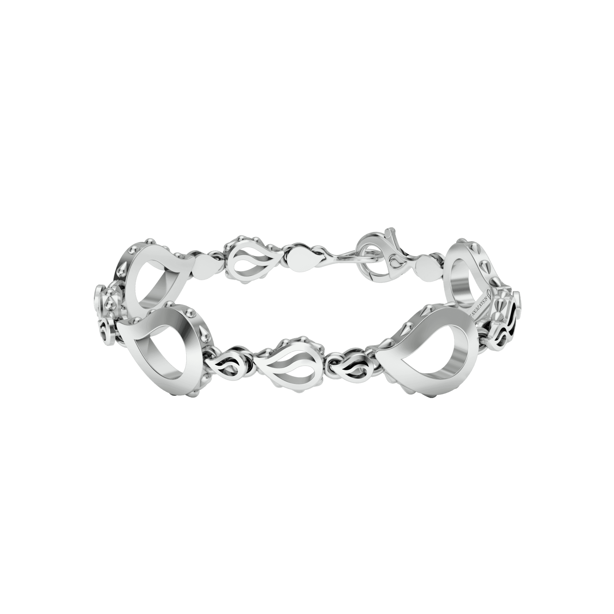 High Pure Grand Duo Bracelet in 18K White Gold
