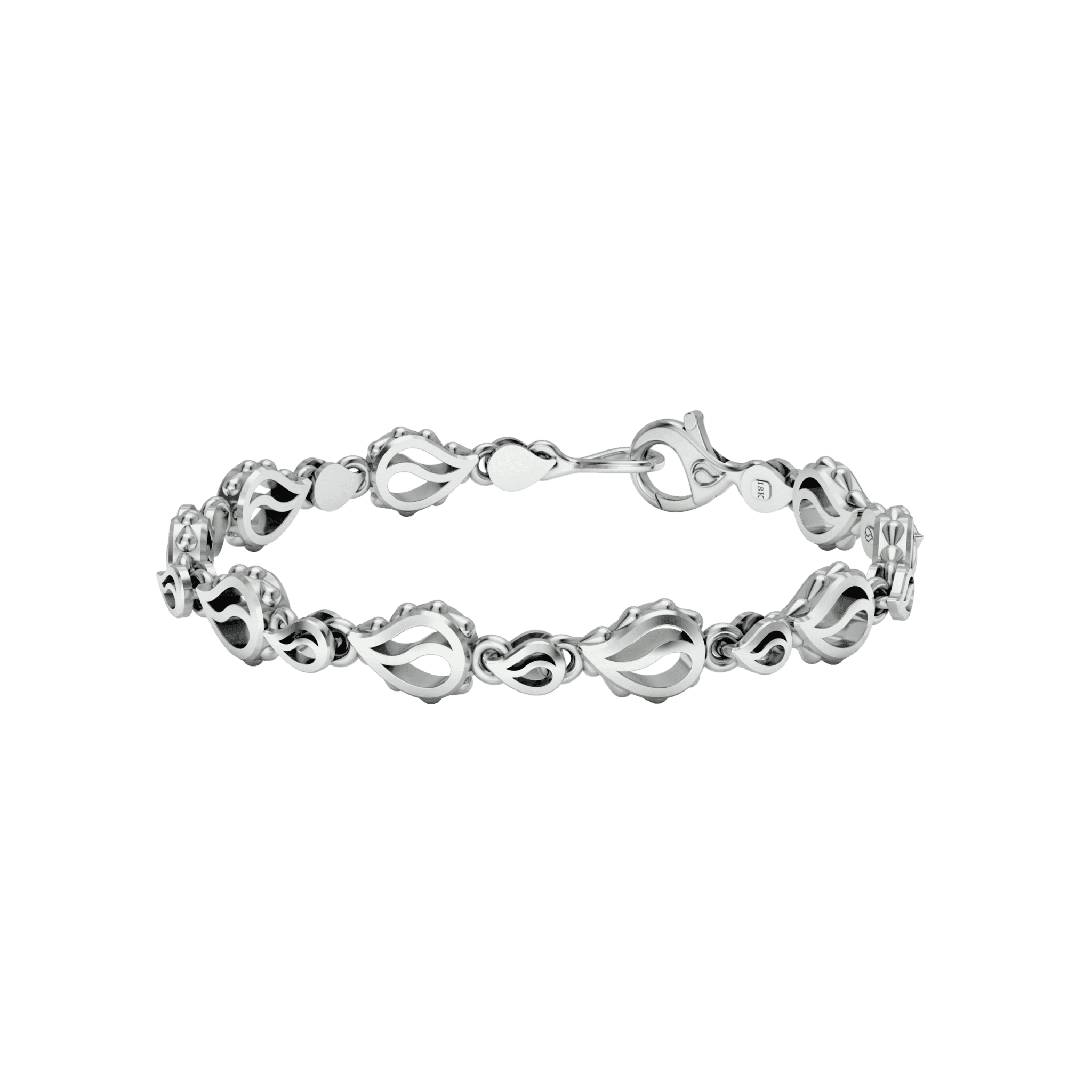 High Pure Classic Bracelet in 18K White Gold