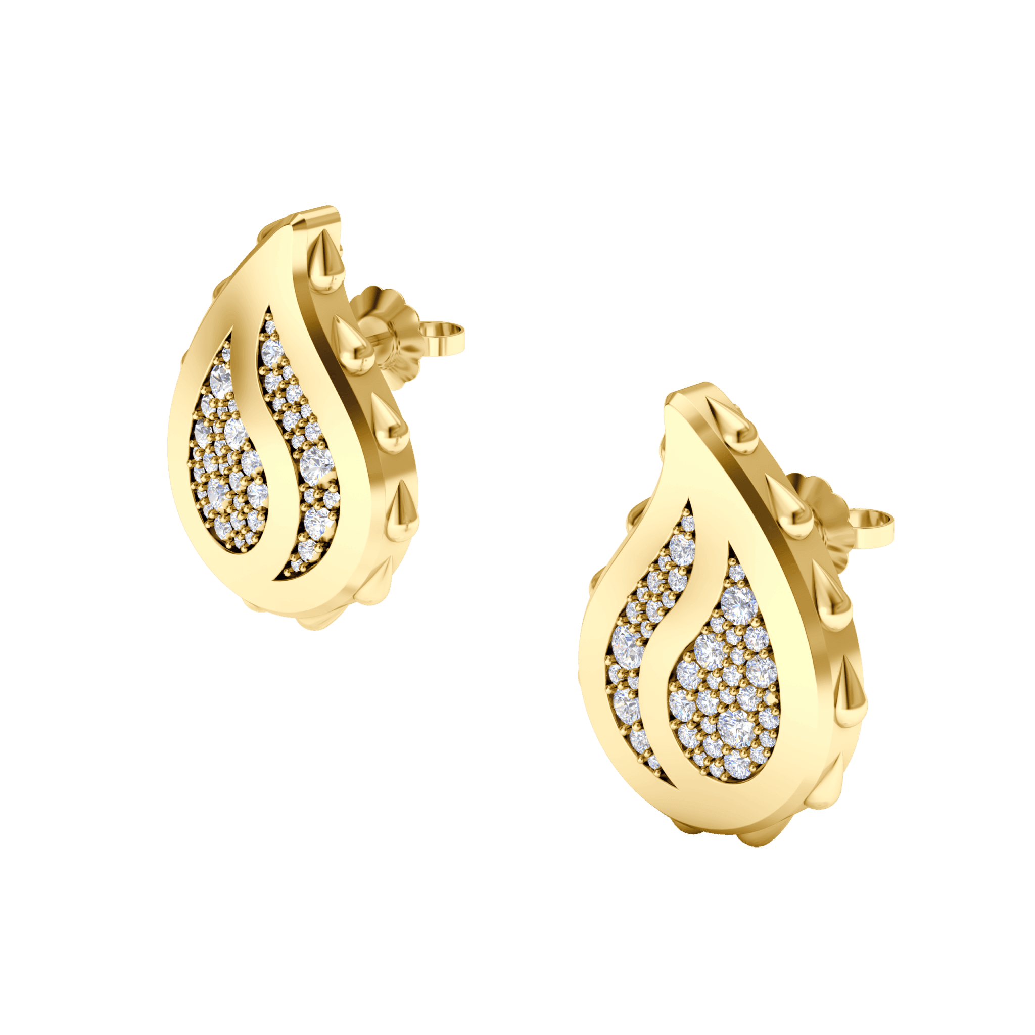 Signature Grand Earrings in 18K Yellow Gold