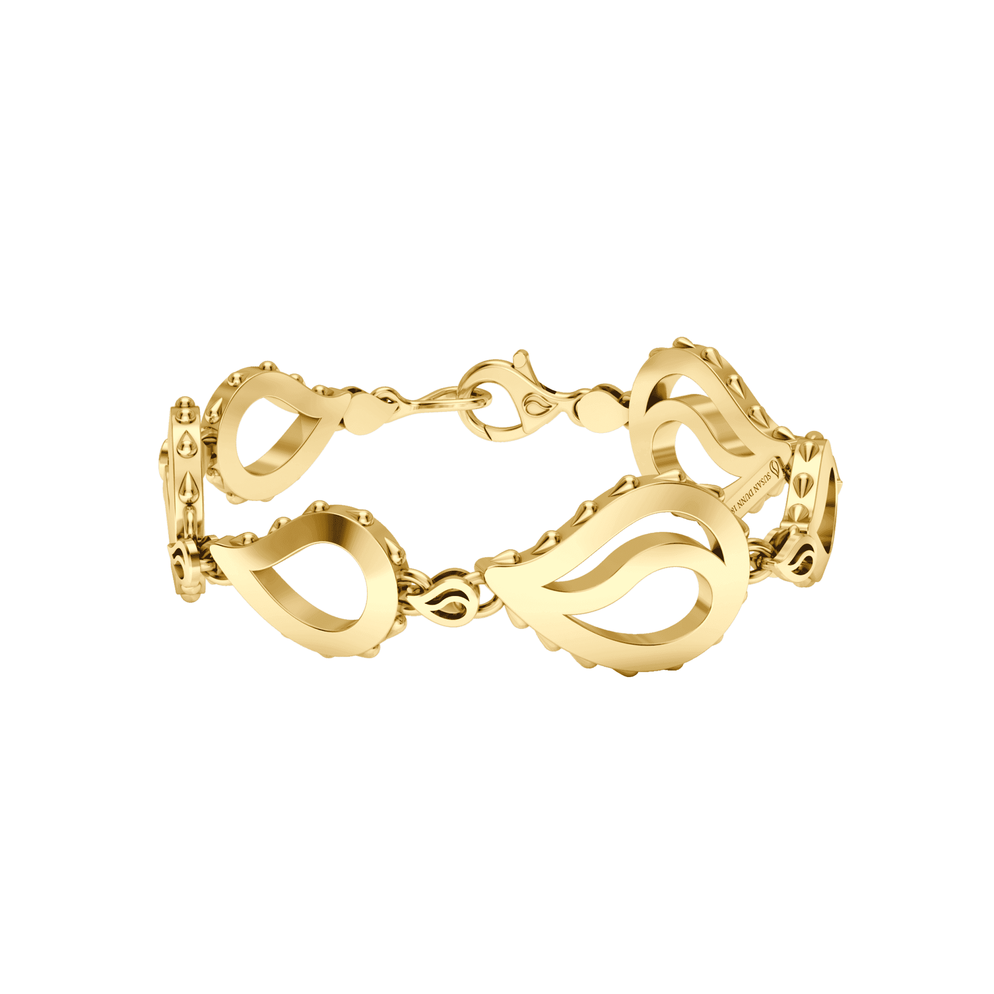 High Pure Royal Duo Bracelet in 18K Yellow Gold