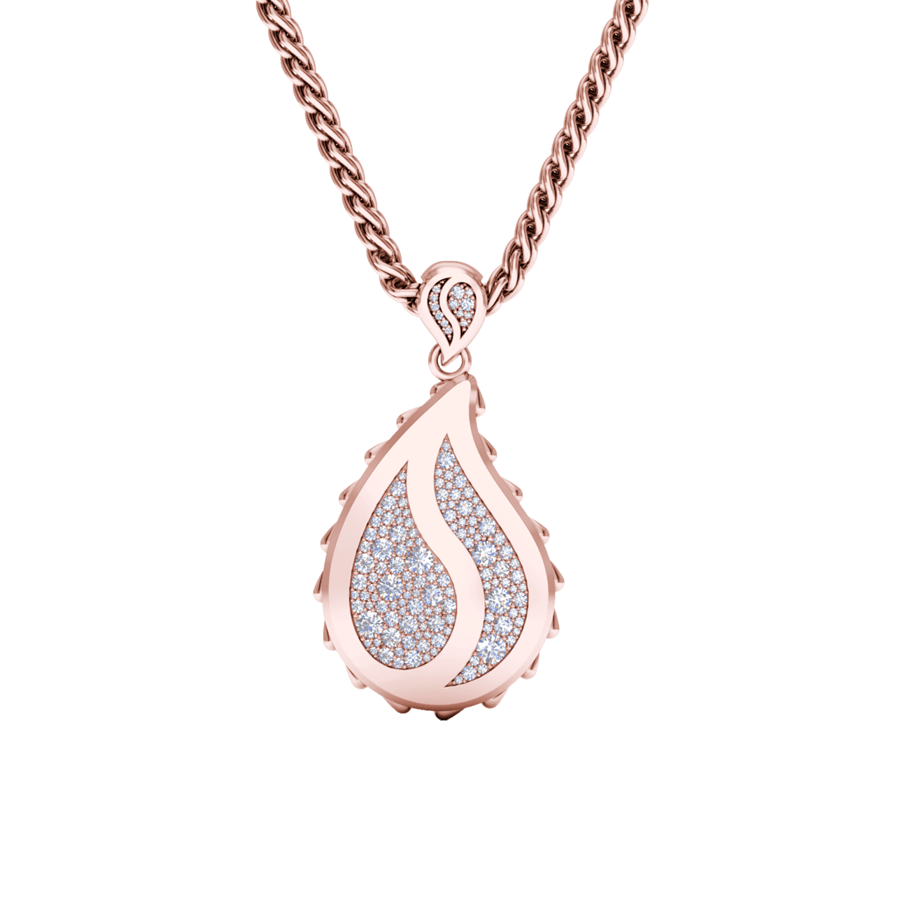 Signature Royal Pendant in 18K Rose Gold