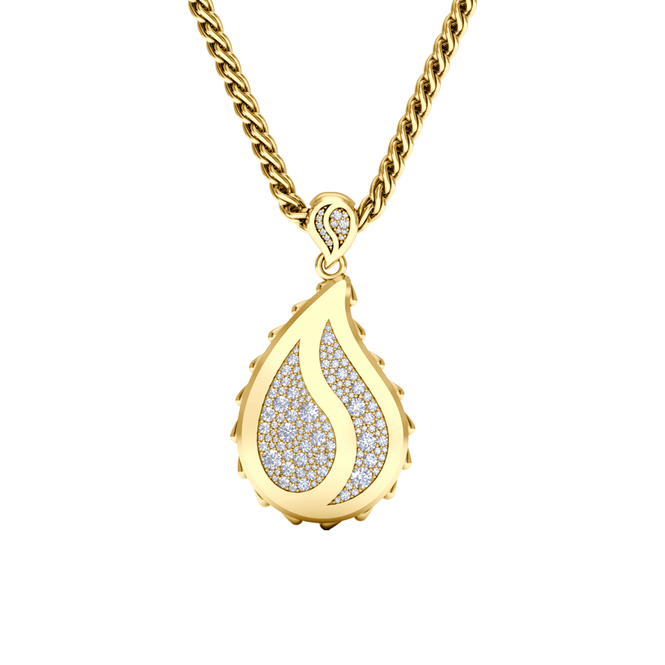 Signature Royal Pendant in 18K Yellow Gold