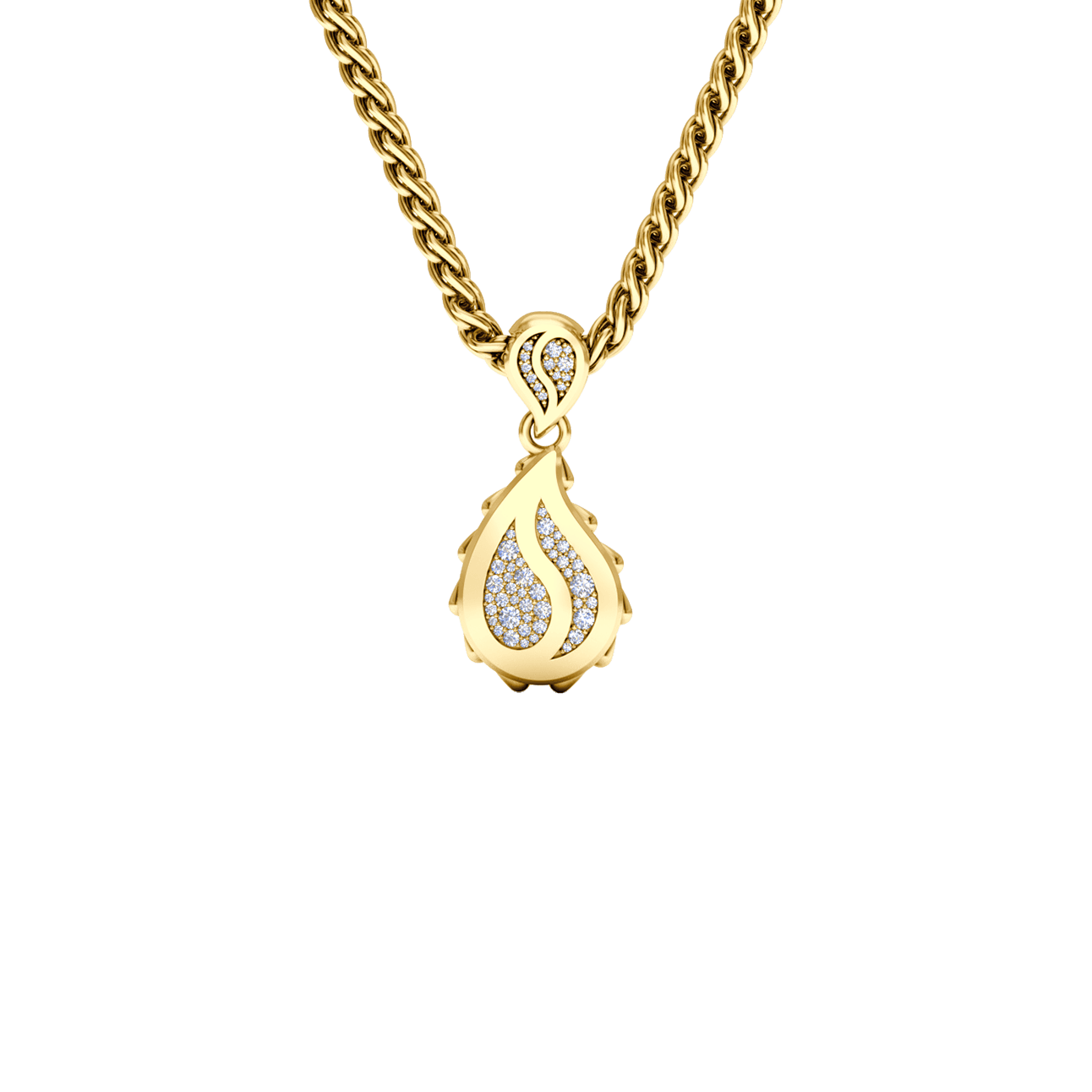 Signature Grand Pendant in 18K Yellow Gold