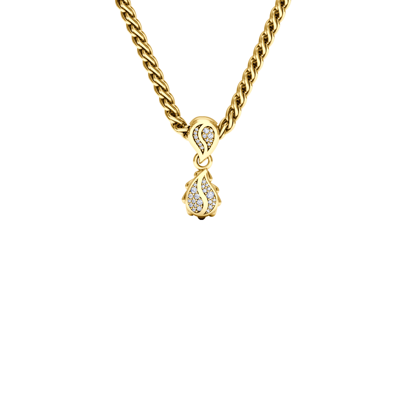 Signature Classic Pendant in 18K Yellow Gold