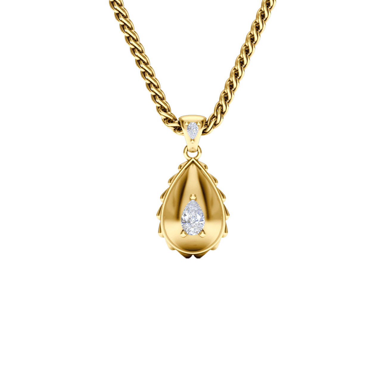 Rain Royal Pendant in 18K Yellow Gold