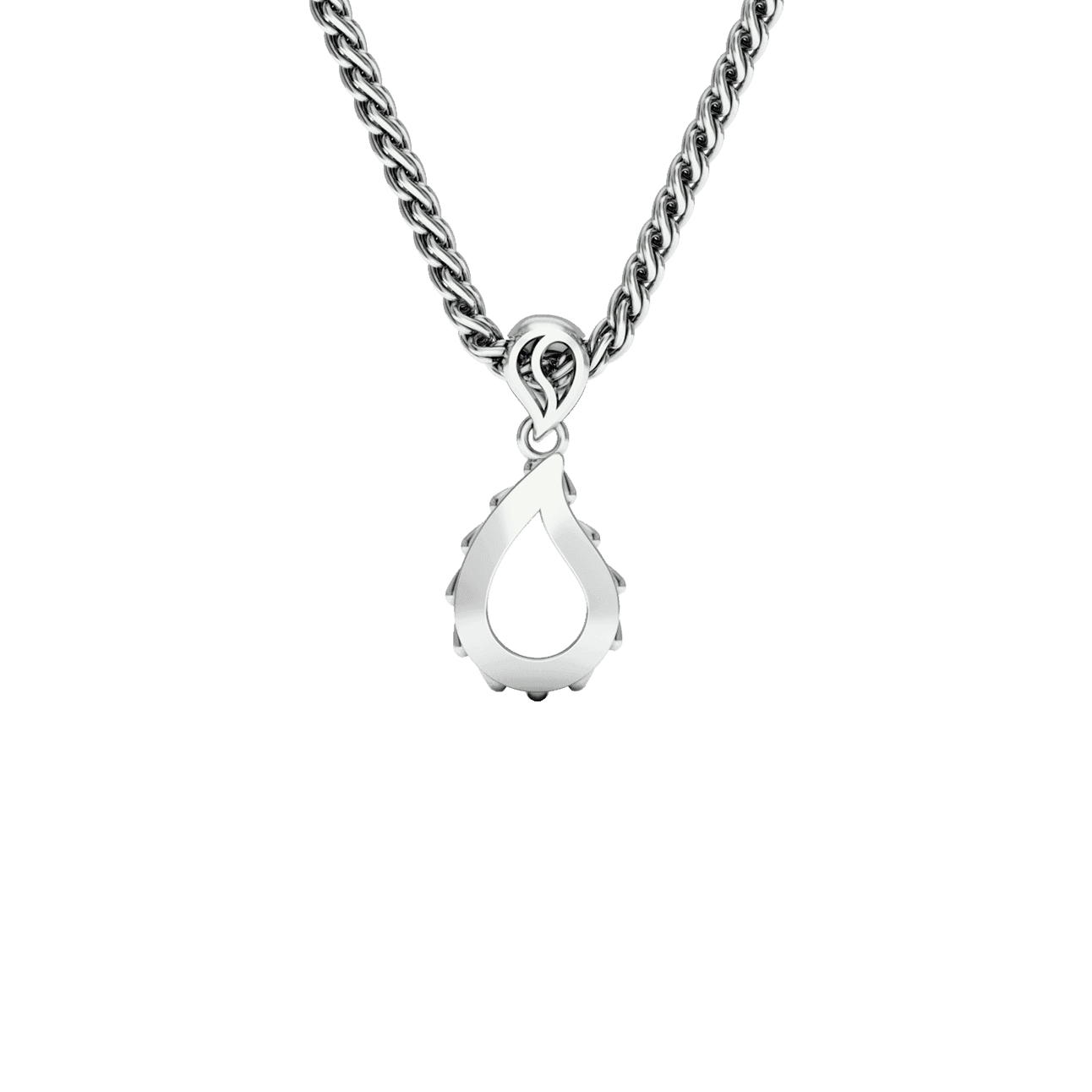 High Pure Grand Pendant in 18K White Gold
