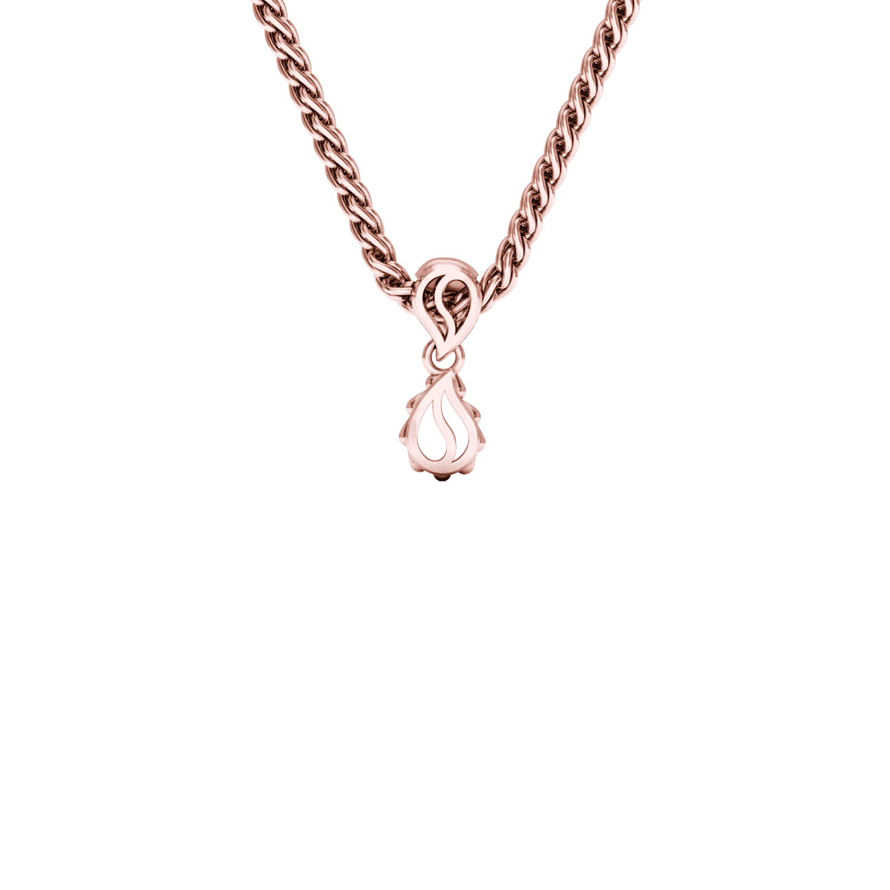 High Pure Classic Pendant in 18K Rose Gold