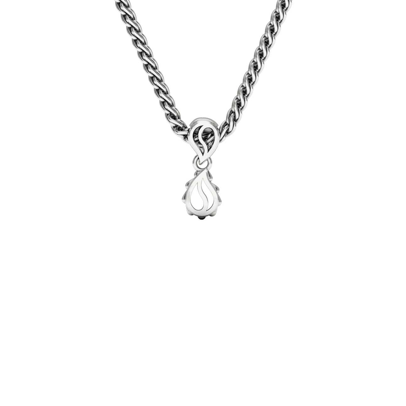 High Pure Classic Pendant in 18K White Gold