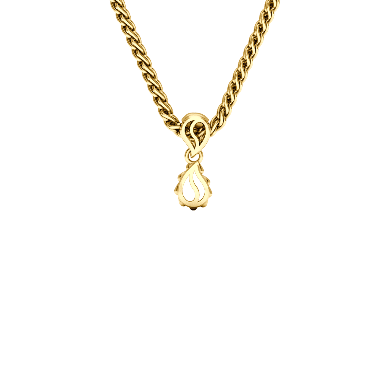 High Pure Classic Pendant in 18K Yellow Gold