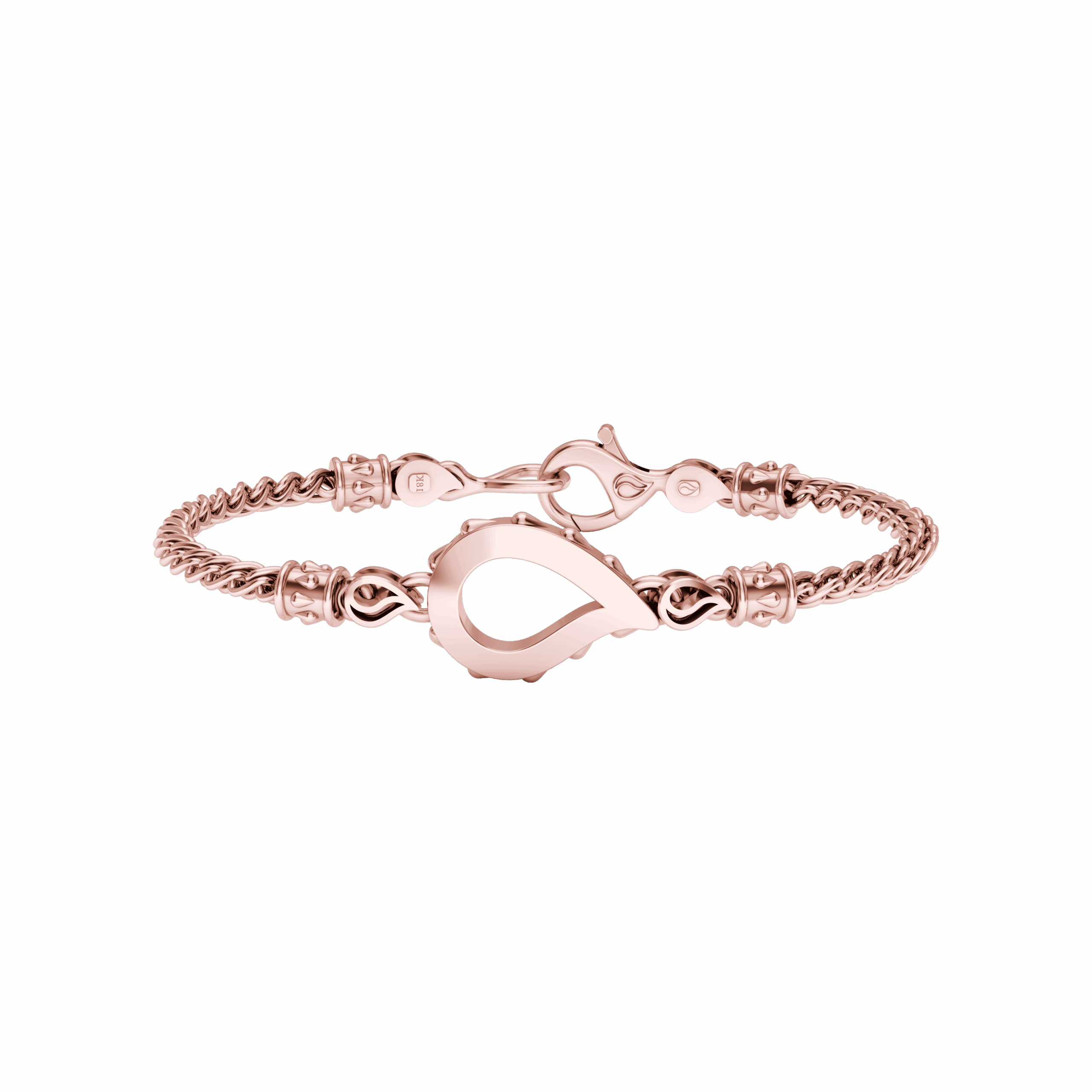 High Pure Grand Chain Bracelet in 18K Rose Gold