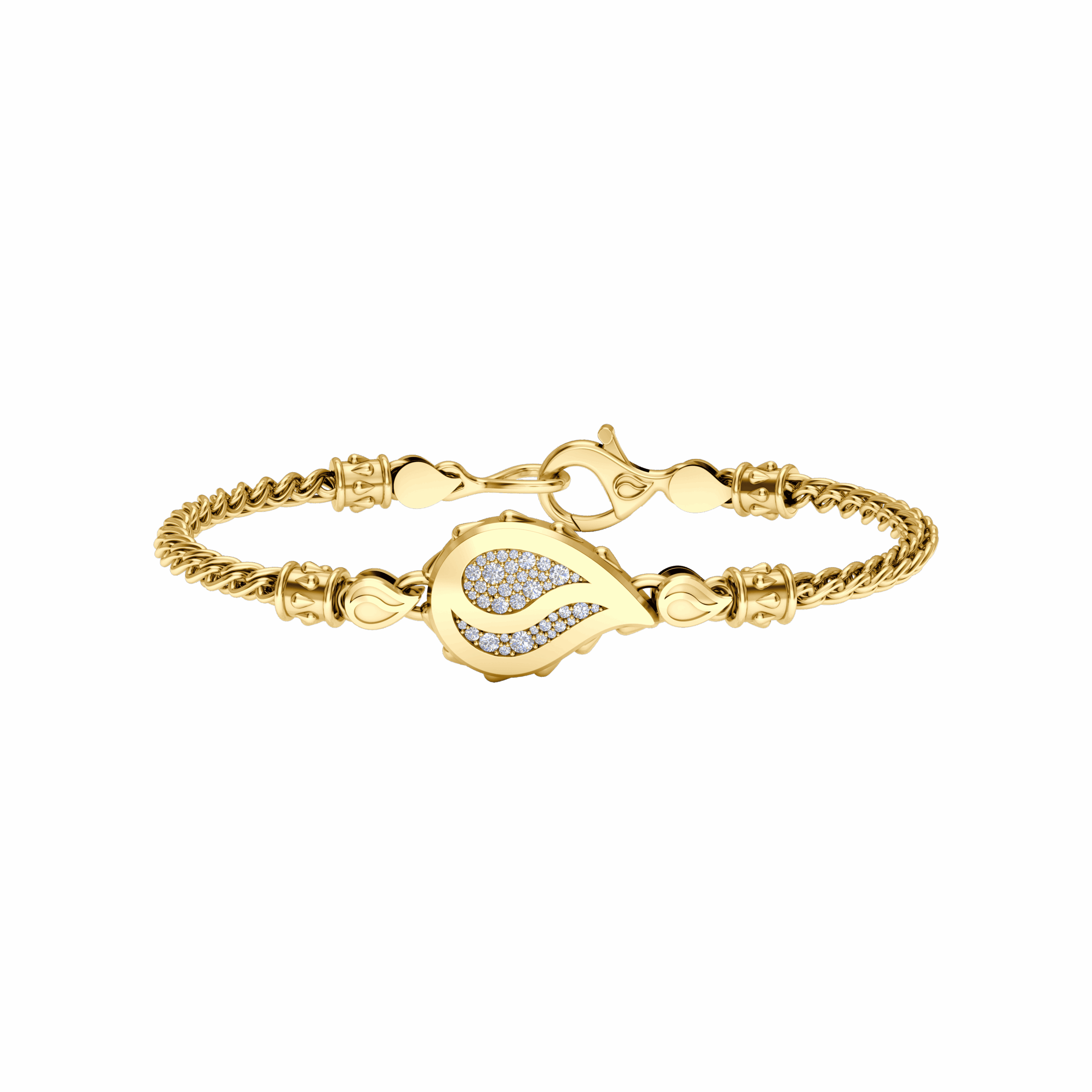 Signature Grand Chain Bracelet in 18K Yellow Gold